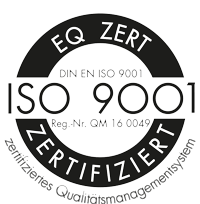 EQ Zert zertifiziert (Logo)