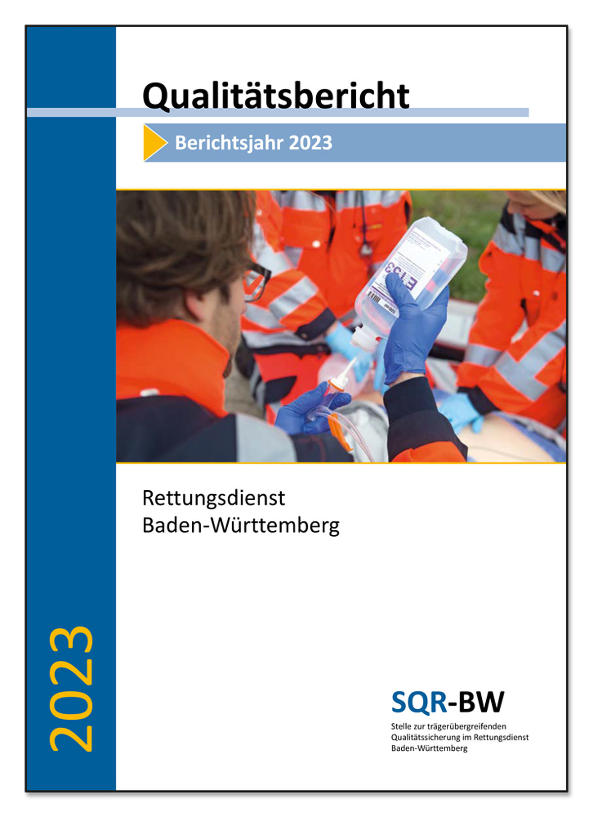 Deckblatt des Qualitätsberichtes der SQR 2023