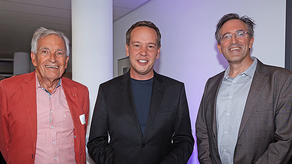 Das Bild zeigt die folgenden Personen: Hubert Seiter, Oliver Hildenbrand, Andreas Klein