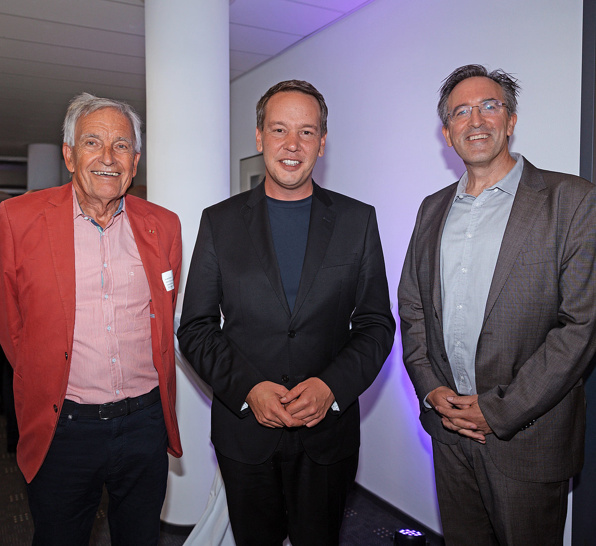 das Bild zeigt die folgenden Personen: Hubert Seiter, Oliver Hildenbrand, Andreas Klein